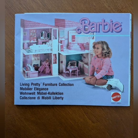 Barbie Other - Vintage Barbie Living Pretty Furniture Catalog/Manual, Mattel 1987
